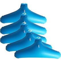 Lauwexe - 5 pièces Pliable cintre gonflable en PVC,cintres gonflables résistant au vent, antidérapante, Crochet en métal, pour intérieur et