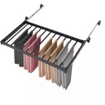 Cintres Porte-pantalon extensible 60-85cm armoire en alliage D'aluminium extensible, 11 tringles pour suspendre des jeans, des shorts, des jupes, des