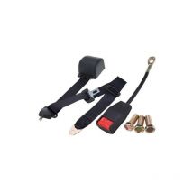 Live House - Cintura di sicurezza a 3 punti per auto Cintura di sicurezza regolabile universale retrattile nera Facile da usare