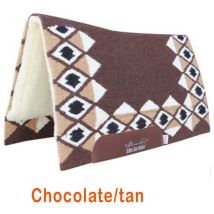 Noir Et Cramoisi - Selle Western En Laine Modèle Smx Quest 33 "x38"