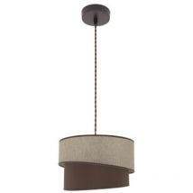 Ciondolo Hara 1xe27 Marrone/marrone Regx35x35 Cm