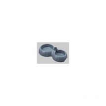 Ciotola doppia con distributore acqua ideal star cm 31,5x18x6,6h