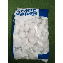 Gr.zandobbio Ciottoli Bianchi Marmo Carrara 40/60mm 25kg