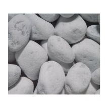 Ciottoli marmo bianco di carrara 40/60MM in sacchi da 25 kg