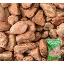 Ciottoli Marmo Rosso Verona 25/40 mm – 25 kg – Granulati Zandobbio
