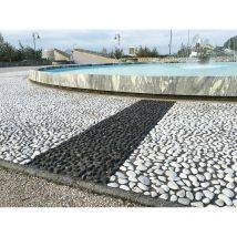 Ciottolo ornamentale Bianco Carrara mm. 7-15
