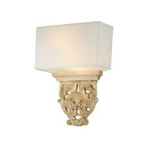 Maytoni - Cipresso Wall Lamp Beige with Rectagular Shade, 2 Light, E14