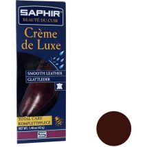 Crème de luxe cirage cuir marron foncé 50ml Saphir