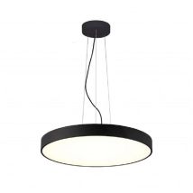 Lampadario Cerchio 80 Cm Led 95 W Lampada Up Down Sospensione 2 Temperature Luce Noir