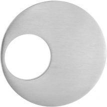 Ensemble (sly circle) R.53507 70 mm A.Inox. - sly circle - Kit de 2 plaques pour pose d'adhésif