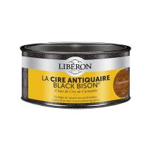 Liberon - Cire en pâte meuble et objets Antiquaire black bison chêne foncé 0.5 l