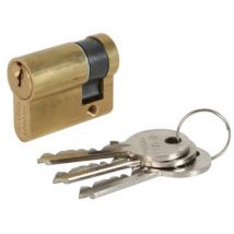 Cilindro Cisa modelo Logo Line latón - talla Níquel. 60 mm. 30-30