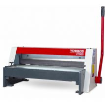 Torros - Cisaille guillotine manuelle d'établi largeur du travail 650 mm épaisseur jusque 1,25 mm butée 500 mm éclairage ligne de coupe CTE650