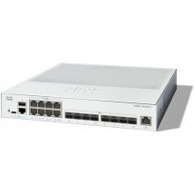 Cisco - Catalyst 1300-16XTS Commutateur géré, 8 ports 10G cuivre, 8 x 10GE sfp+, protection à vie limitée (C1300-16XTS)