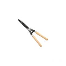 Saturnia - Ciseaux 2 mains pour taille de haies avec manches en bois et lames en acier SK-5 antiadhésives 54x16,5cm
