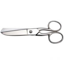 Ciseaux à sacs/à cuir longueur totale 180 mm nickelé
