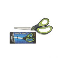Ciseaux Albainox vert, double injection, abs et acier inoxydable, taille 20,6 cm, 15079