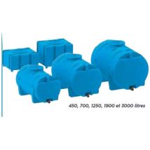Plasteau - Citerne autoportante horizontale avec vanne 3000 litres