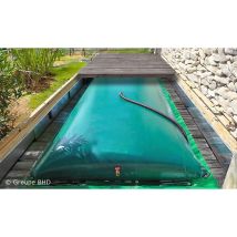 Citerne Souple 7000 Litres. Carrée (3.69m X 3.69m X 0.8m) - Garantie 5 Ans