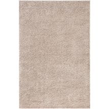 Tapis À Poils Longs Doux Softy, Tapis De Salon, Chambre, Couloir (beige Sable - 120x170cm)