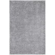Tapis à Poils Longs doux softy, Tapis de Salon, Chambre, Couloir (Gris Souris - 200x200cm)