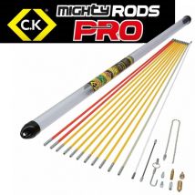 Ck Tools - c.k Tools MightyRod pro Cable Rod Super Set 12m Cable Pull Rods Router T5422