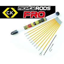 Ck Tools - c.k Tools MightyRod pro Cable Rod Toolbox Set 3.3m Cable Pull Rods Router T5419