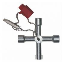 Clé d'armoire à compteurs - Triangle 9 mm Offre exclusive