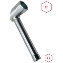 Cyclingcolors - Clé à bougie universelle 21mm + 13mm moteur 2 et 4 temps tondeuse tracteur motoculteur