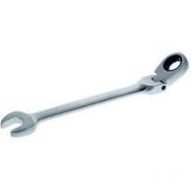 Clé mixte 10 mm satinée à cliquet chrome vanadium Autobest