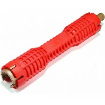 Tumalagia - Clé à Pipe Multi-usages, Clé à robinet, multifonctions Changez L'outil De Robinet Outil de réparation pour Robinet et évier Plombier Clé