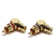 Caliber - Embouts coudes rca m-f - 2 pieces