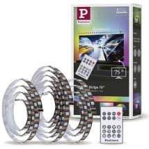 Paulmann Licht - paulmann 78882 strip led usb éclairage tv 75'' 3,1M 60LEDS/M dynamic rainbow rgb incl. 1X5W gradable bande lumineuse noir synthé