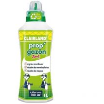 Clairland - Engrais Gazon liquide prop'gazon 3 en 1 - concentré 1 l