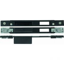 Incontro centrale regolabile 21x240 mm iseo per serratura Performa - Vernice nera - 038631