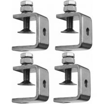Clamps Woodworking Fixing Clamp Heavy Duty Stainless Steel c Clamp Tiger Carpentry Clamp(4 Pieces),AAFGVC