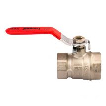 3/4' Eau Type Levier Clapet Bille Femelle Manche Rouge Quart Tour
