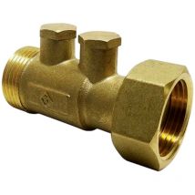 Clapet Anti Pollution Droit 3/4" (20x27) Fm Laiton Et Certifié Nf - Acs