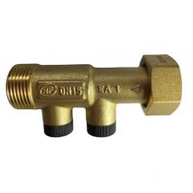 Clapet anti-pollution en laiton Ecrou libre F3/4 et 3/4M