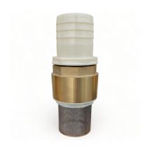 Clapet anti retour en laiton avec crépine et manchette, pour pompe - 3 pouces (80 mm)