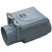Clapet anti-retour pvc avec niveau bulle ø 110