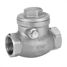 Ineasicer - Clapet anti-retour unidirectionnel en acier inoxydable 1/2' DN15 Filetage femelle wog 200PSI