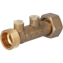 Clapet antipollution - EA25 - corps laiton - avec bossage - mâle femelle - 3/4 Socla 149B2111