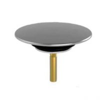 Clapet inox diamètre 72.5 - 44,5 mm pour vidage de baignoire