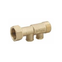 Clapet Droit Ft3/4"xm3/4" Avec Bouchon Laiton G1/4" Long - Diff