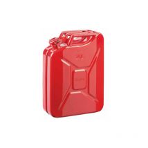 Jerry can 20 litre metal fuel petrol diesel 20L container red JC20LS - Clarke