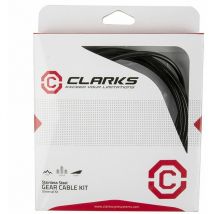 Clarks - Universal s/s Front & Rear Gear Cable Kit w/SP4 Black Outer Casing - W8009BK