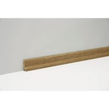 Clip-Fußleiste 240 cm 40 x 20 mm Oak Kandisbraun Clip-Fußleiste - Classen