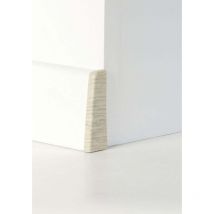 Endkappe für Clip-Leiste foliert 58 x 19 mm eiche weiß Holzpore Laminatleiste - Classen