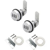 Classeur meubles mot de passe Lock locker cabinet Lock, argent, 30mm